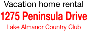 1275 Peninsula Dr. Lake Almanor vacation rental Logo
